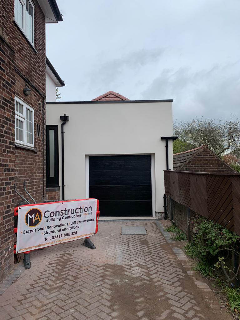 garage conversion complete